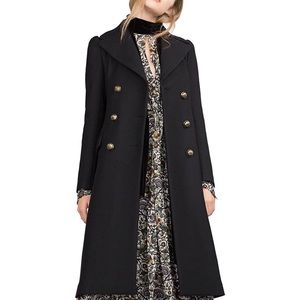 Zara Black Pea Coat